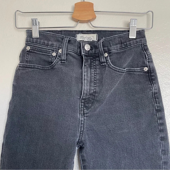 Madewell classic straight leg jean black Sz 24 - Picture 6 of 8